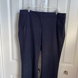 Van Heusen Navy Stretch Trousers